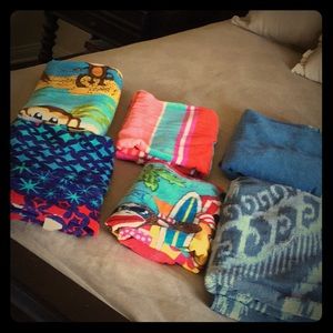 Lot of Various Beach Towels